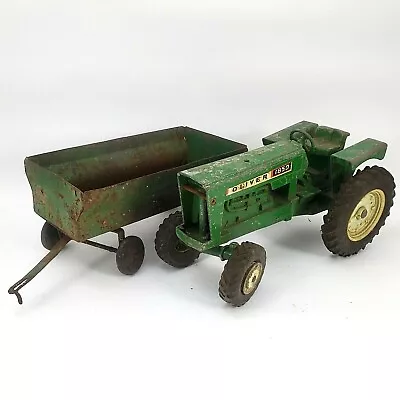 Vintage Toys ERTL Diecast Oliver 1850 Tractor And Hay Wagon Combo Restoration • $165