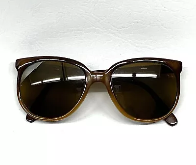 Vuarnet 002 1984 Olympic Brown Frame Skilynx Double Gradient Sunglasses France • $225