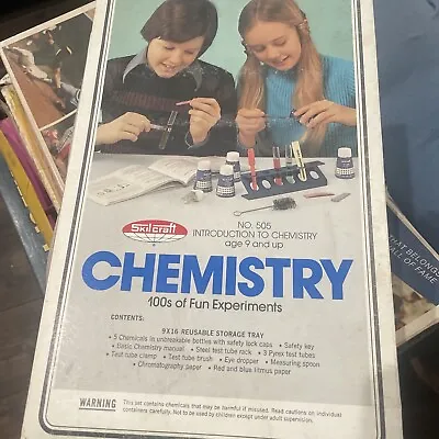 Vintage Skil Craft Chemistry Set No. 500 • $29.99