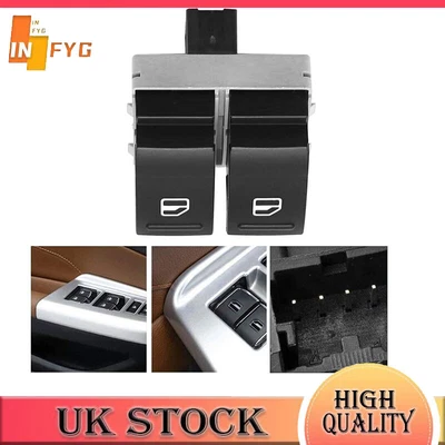 Electric Window Switch Button For VW Transporter T5 T6 2005-2014 7E0959855A • £8.97