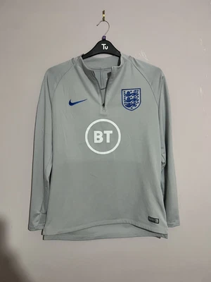 £34.99 • Buy England Football Staff Issue Training Shirt Top Size L Rare Nike 2018/19 BT