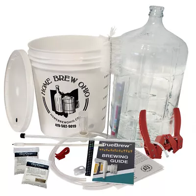 Gold Complete Beer Equipment Kit (K6) With 6 Gallon Glass Carboy • $111.98