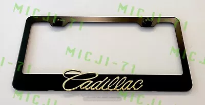 3D Cadillac Escalade Emblem Stainless Steel License Plate Frame Rust Free • $19.99