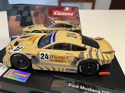 Carrera 27668 Analog Ford Mustang GTY #24 1/32 Scale Slot Car • $36.99