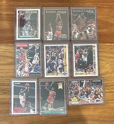 Michael Jordan 9 Card Lot Upper Deck Skybox Fleer Ultra Topps • $9.50