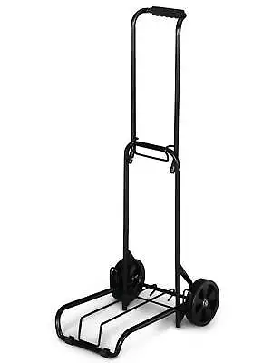 Folding Luggage Cart Black 39  X 13 (15  Platform) 3lbs Empty 75lbs Capacity • $26.98