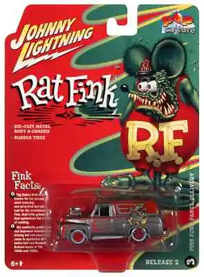 1955 Ford Panel Delivery Truck  Rat Fink  1/64 Johnny Lightning Jlsp259 • $19.99