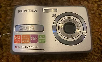 PENTAX Pentax Optio E40 8.1MP Digital Camera - Silver. A1 TESTED • $40