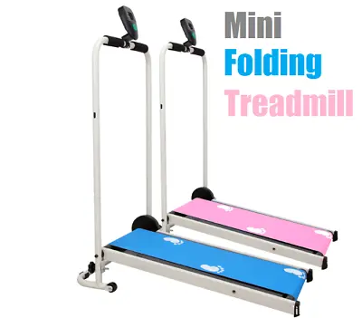 $149.99 • Buy Mini Folding Manual Treadmill Running Machine Walk Exercise Fitness LED Display