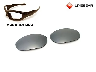 $39 • Buy LINEGEAR Liquid Metal - Non Polarized Lens For Oakley Monster Dog [MD-LM]