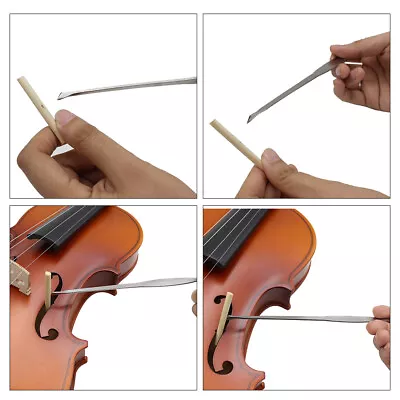 Portable Stainless Steel Violin Viola Sound Post Hook Setter Luthier Tool S SB3 • $8.33