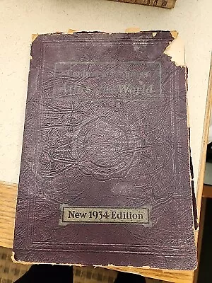 Vtg Century Of Progress Atlas Of The World 1934 World's Fair Edition Lloyd Smith • $12