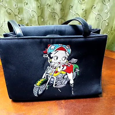 Betty Boop Black Motorcycle Purse Bag • $29.99