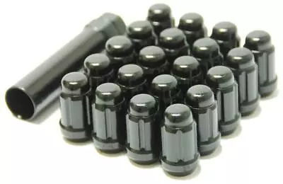 Wheel Mate Muteki Closed End Lug Nuts - Deep Black 12x1.50 • $71.70