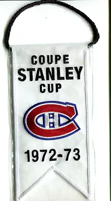 2008-09 UD Montreal Canadiens Centennial 1972-73 Stanley Cup Banner Insert • $50.88