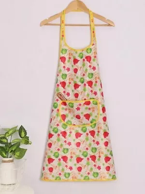 Waterproof  Ladies Floral Print Apron Tabard Cleaning Overall With Front Pocket • £4.99