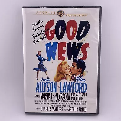 Good News DVD New June Allyson Peter Lawford Patricia Marshall • $14.88