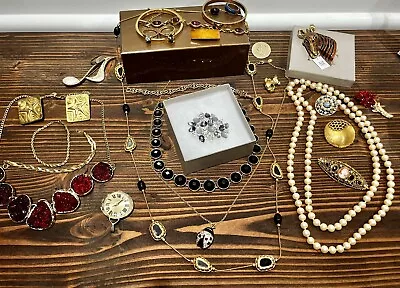 Vintage Jewelry Lot 28 Signed  Edouard Rambaud Florenza Gold Lot 18k HGE • $99