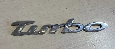 Volkswagen Chrome Turbo Emblem Oem • $14.95