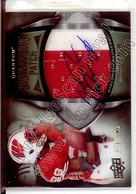 Montee Ball Rc Rookie Draft Auto Jersey Patch Wisconsin Badgers 2C College #/265 • $14.99