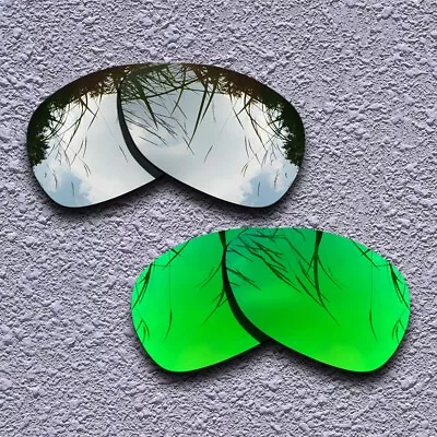 US Silver&Green Replacement Lenses For-Oakley Crosshair 2012 • $16.99
