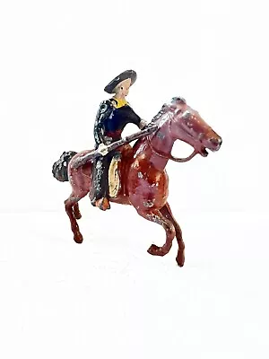 VINTAGE BRITAINS Hollow Cast COWBOY MOUNTED ON HORSE (235) • £24.99