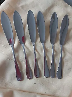 Mappin & Webb Stainless 18/8 Cutlery  6 X Fish Knives VGC • £6.50