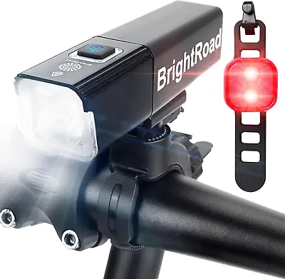 8000 Lumens Bike Headlight LED Rechargeable Bike Lights For Night Riding With 7 • $51.99