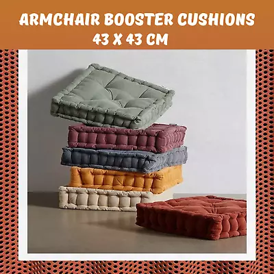 £10.90 • Buy Armchair Booster Cushion Seat Pad Floor Chair Riser Cushion THICK Elderly Adults