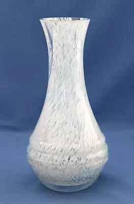 Caithness Glass  Concerto  Pale Blue & White Lily Vase. • £6.99