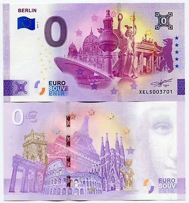 BERLIN 2024 0 Euro Original Souvenir Note Collectors Item 2024-3 • £10.83