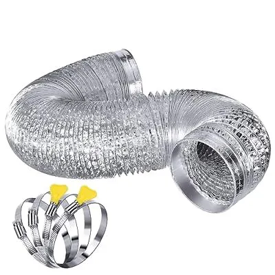 Heavy Duty 4 Flexible Dryer Vent Exhaust Duct Hose 12 FT Long Extra Thick6-pl... • $23.92