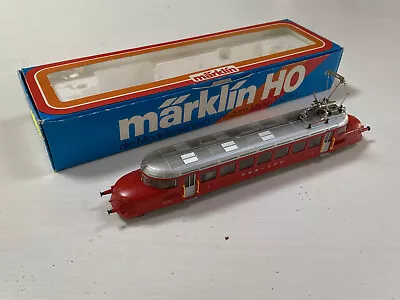 Swiss Marklin H0 8125 DC Rail Car Red Arrow  Roter Pfeil  RCe 2/4 203 Near Mint • $199.99