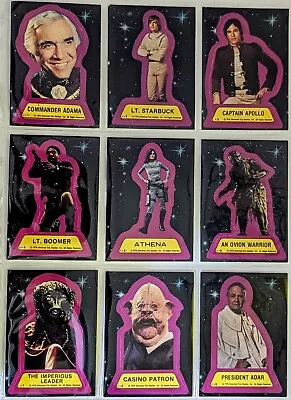 1978 Topps BATTLESTAR GALACTICA Complete 22 Card Sticker Set • $29.99