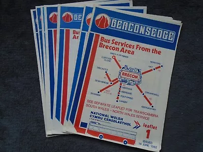 Seven National Welsh Leaflets For Beaconsedge Network June 1982 To April 1984 • £5