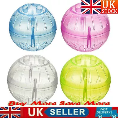 £6.42 • Buy 12Cm Hamster Large Running Ball Guinea Pig Hedgehog Hamster Exercise UK