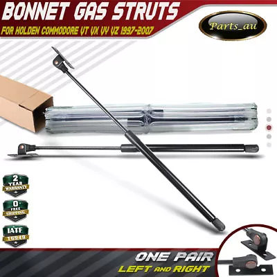 Pair Bonnet Gas Struts For Holden Commodore VT VU VX VY VZ Sedan Wagon Chassis • $17