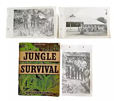 Vintage Raf Air Ministry Booklet 214 Jungle Survival & Photos Original • £28.95