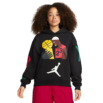 Jordan X Nina Chanel Abney Women's Hoodie Black DO4158-010 • £113.94