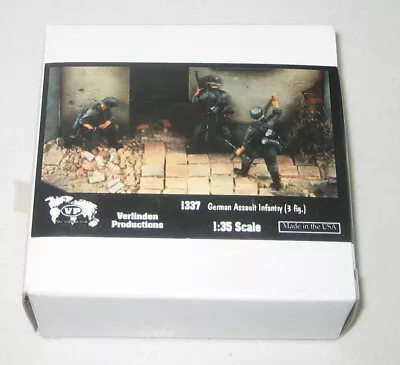 1/35 Verlinden Productions 1337 WWII German Assault Infantry (3 Figures) • $16.85