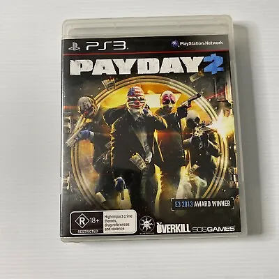Payday 2 PS3 Game • $9