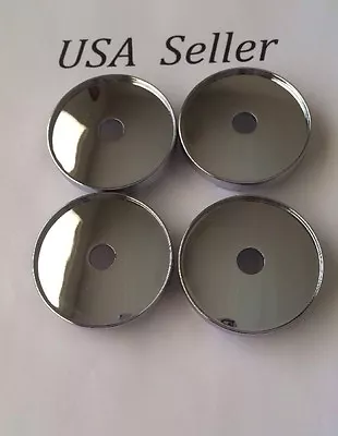 4 Pcs Universal Chrome Empty Wheel Center Caps 60mm/ 2 3/8  Andros #1 Wheel • $22