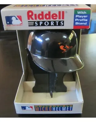 *NEW* Baltimore Orioles Riddell Mini Helmet & Display Stand MLB Vintage 90's🔥🔥 • $22.99