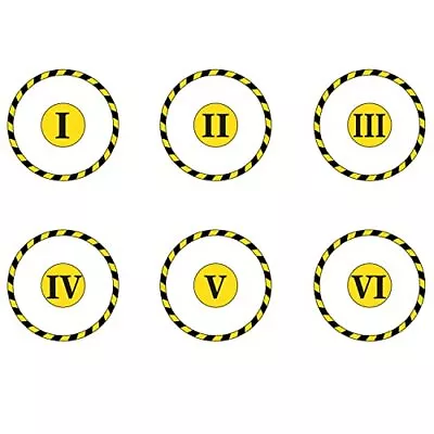 6PCS Objective Point Markers Set Objective Marker Compatible With Wargame • £10.46