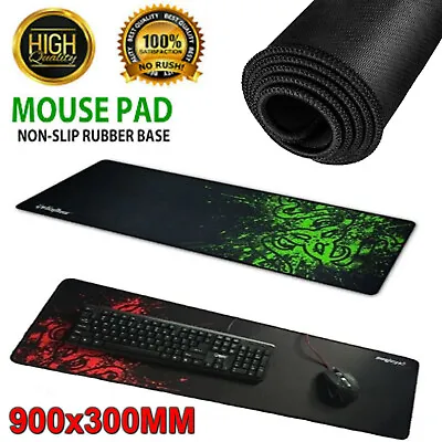Gamer Desk Mat Computer PC Large Keyboard Pad Gaming Mouse Pad For Laptop Table • $14.49