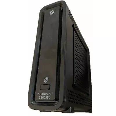 Motorola SBG6580 SURFboard 343 Mbps 4 Port Gigabit Wireless Cable Modem - Black • $8