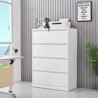 $206.90 • Buy Metal 2/3/4Drawer File Cabinet Lateral Storage Cabinet With Lockable Home Office