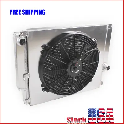 2Row Aluminum Radiator+Fan For 1988-1999 BMW E30 / E36 3-Series 325i 325is M3 MT • $165