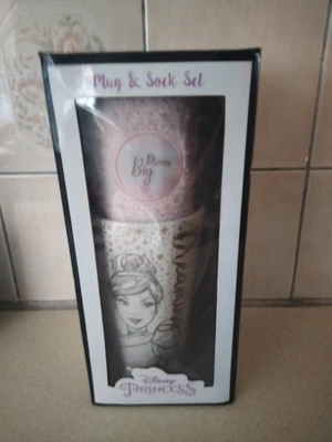 £8 • Buy Disney Princess Mug And Sock Gift Set