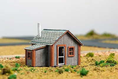 Laser Cut N Scale Hunting Cabin Building KIT • $14.95